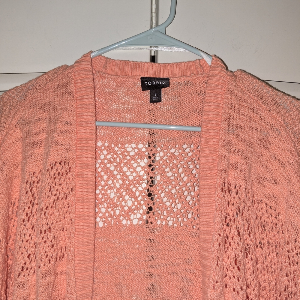 Torrid Women's Coral Sweater